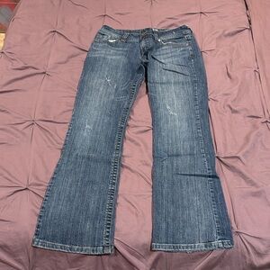 Maurices Dark Blue Flare Jeans